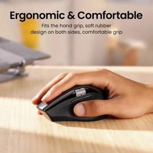 Chuột không dây 2.4Ghz+Bluetooth dùng cho máy tính + laptop + chất liệu nhựa ABS Ugreen 45792 M751