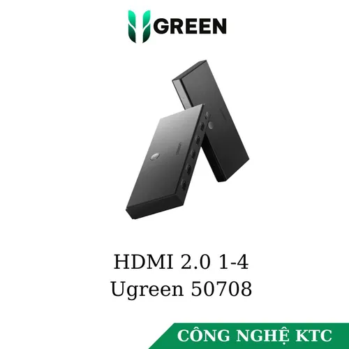 Bộ chia HDMI 1 ra 4 chuẩn 2.0  4K 60Hz Ugreen 50708