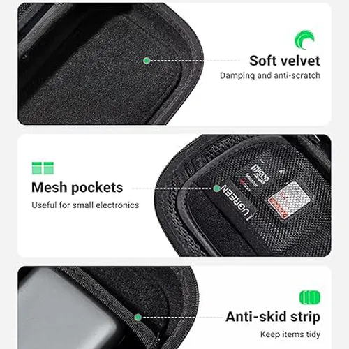 Hộp đựng điện thoại máy tính bảng chất liệu nhựa màu xám Ugreen  50903 LP152