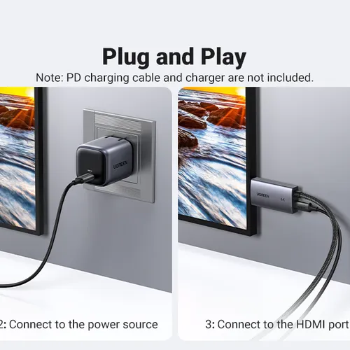 Cáp chuyển Type C sang HDMI hỗ trợ 4K dài 2m Ugreen 55330 CM675