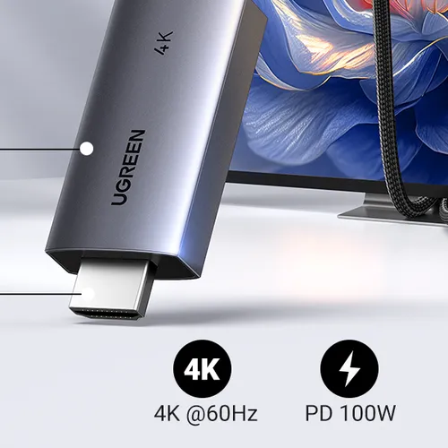 Cáp chuyển Type C sang HDMI hỗ trợ 4K dài 2m Ugreen 55330 CM675