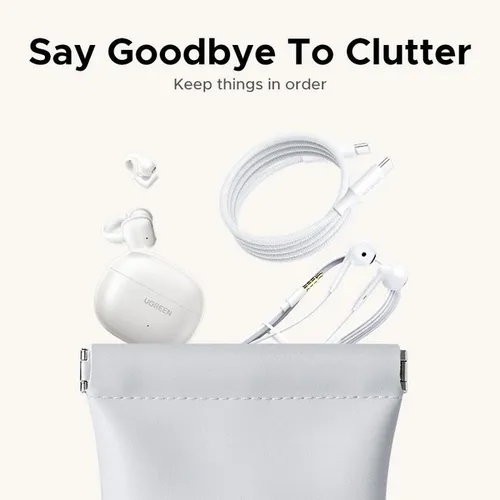 Túi đựng đa năng chất liệu PU màu kem Ugreen 55954