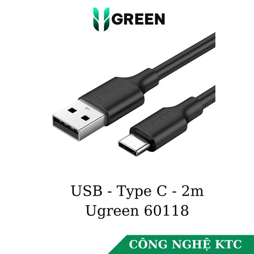 Cáp chuyển Type C to USB 2.0 dài 2M Ugreen 60118