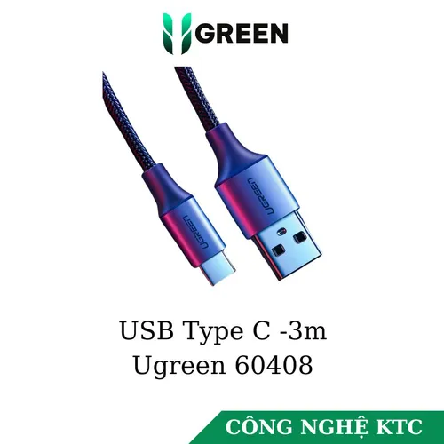 Cáp USB Type-C to USB 2.0 dài 3m Ugreen 60408