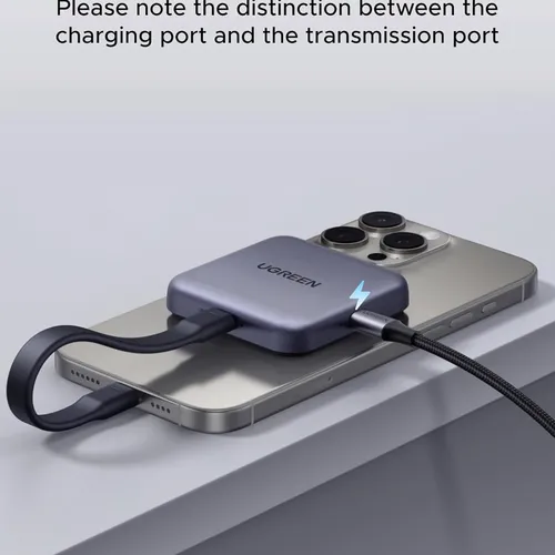 Đầu đọc thẻ TF + SD chân cắm USB-C có cổng sạc USB-C Ugreen 65095 CM898