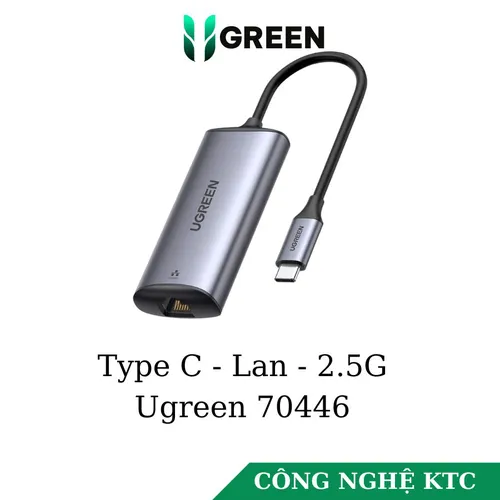 Cáp chuyển Type C sang LAN 2.5Gbps Ugreen 70446