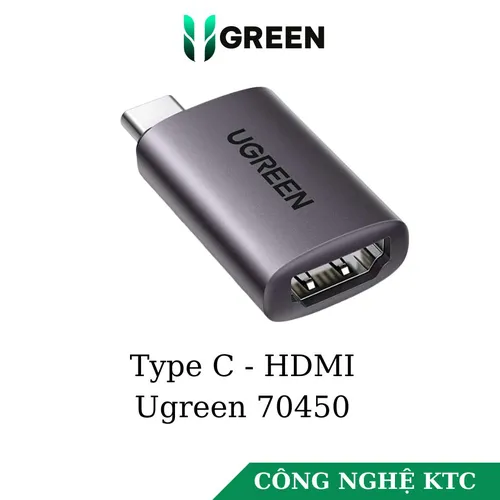 Cáp chuyển USB Type C sang HDMI 4k@60Hz Ugreen 70450