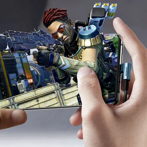 Cáp sạc Type C bẻ góc 90 dài 1m PD 100W Ugreen 70643 US334