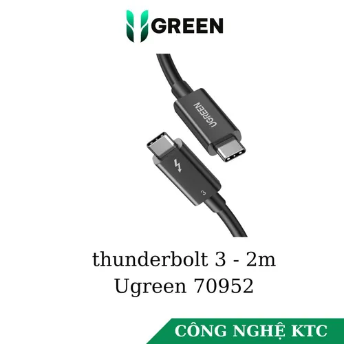 Cáp thunderbolt 3 dài 2m Ugreen 70952