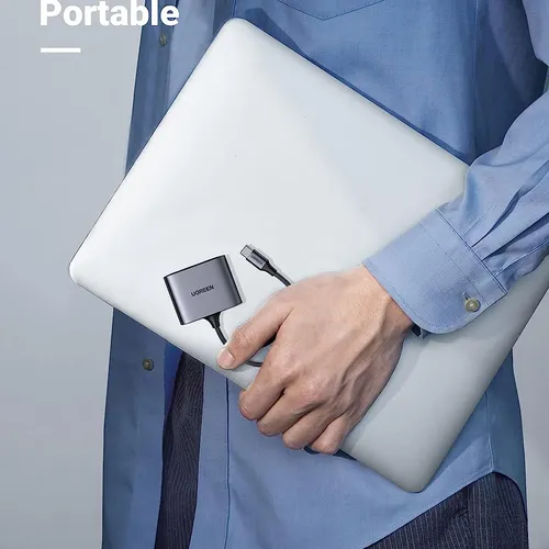 Đầu đọc thẻ SD/TF chuẩn Type C + OTG + USB 2.0 Ugreen 80798