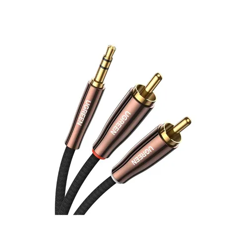 Cáp âm thanh 3.5mm ra 2 RCA dài 1.5M  cao cấp Ugreen 80846