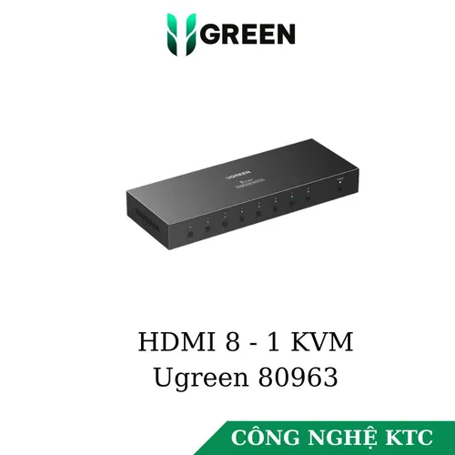 Bộ gộp HDMI 8 vào 1 ra có KVM 4K Ugreen 80963