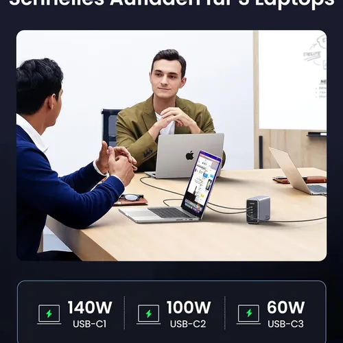 Củ sac Nexcode GaN 300W Desktop Charger EU 4C1A Ugreen 90903B