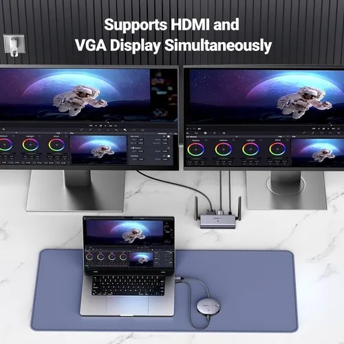 Bộ Truyền HDMI/ VGA Không Dây 50M hỗ trợ 4K Ugreen 90909A