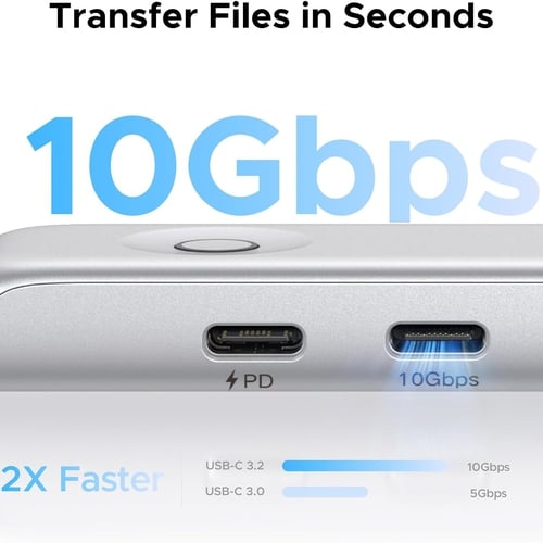 Bộ chuyển đổi USB-C sang 2*USB 2.0 + USB 3.2 + HDMI + PD Ugreen 95189 U601