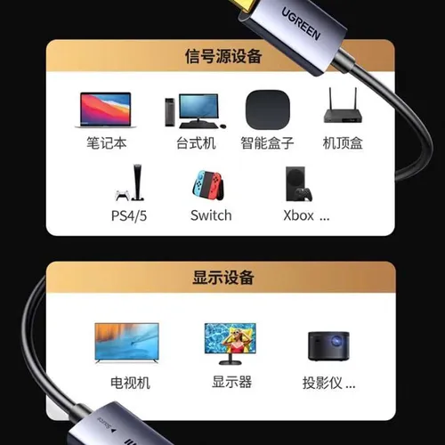 Cáp HDMI 2.0 quang AOC dài 60M 4k60Hz Ugreen 45510 HD178
