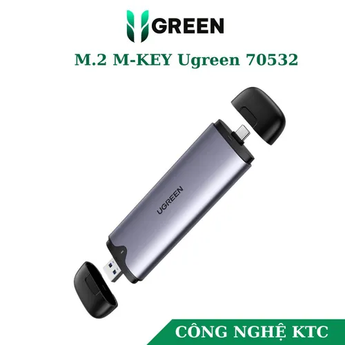 Thiết bị ổ cứng SSD M.2 M-Key NVME/PCIE USB 3.1 GEN2 Ugreen 70532