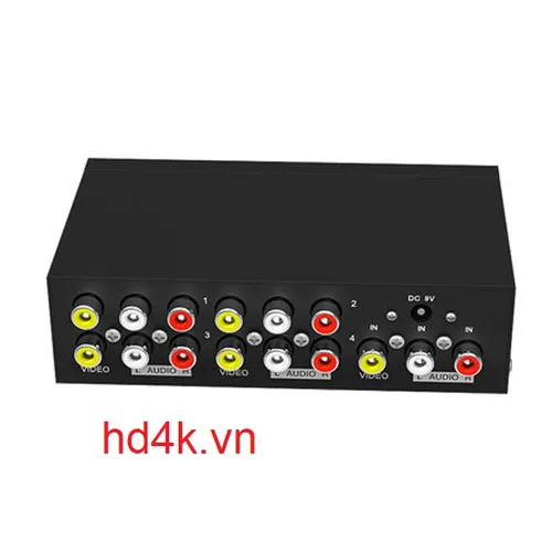 Bộ chia AV 1 ra 4 Mt-Viki MT-104AV