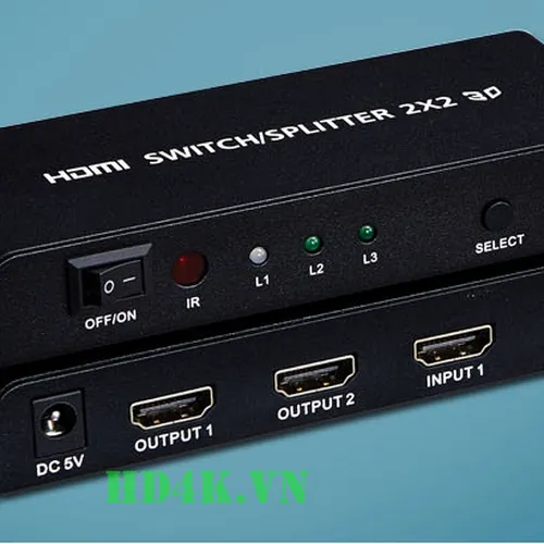 Bộ chia HDMI 2 ra 2  KTECH