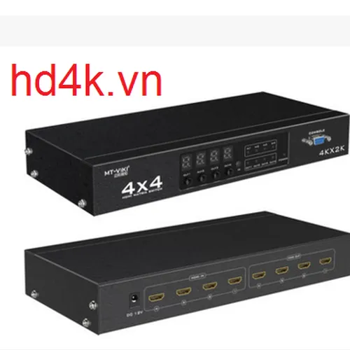 Bộ chia HDMI 4 ra 4 Matrix Mt-Viki MT-HD414