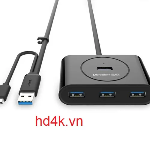 Bộ chia usb 3.0 4 cổng hỗ trợ OTG Ugreen 20292