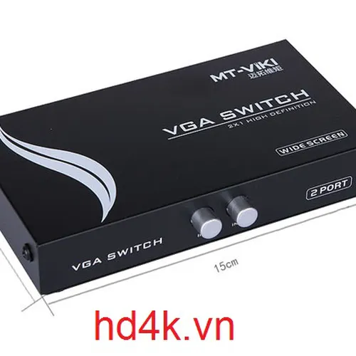 Bộ chia vga 2 ra 1 MT-Viki MT-15-2CH