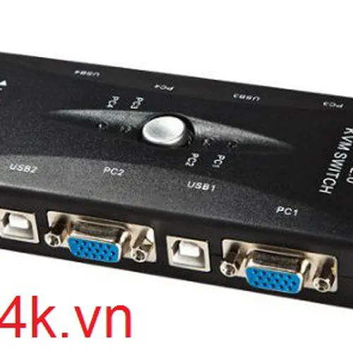 Bộ chia VGA 4 ra 1 có KVM MT-VIKI MT-401UK