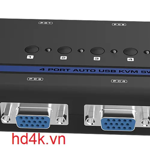 Bộ chia VGA 4 ra 1 có KVM  MT-ViKi MT-462KL