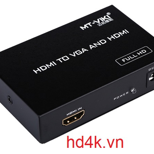 Bộ chuyển HDMI to VGA+HDMI+ Audio MT-VIKI MT-HV03