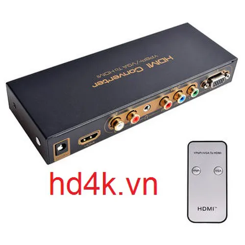 Bộ chuyển VGA, component to HDMI - AIS