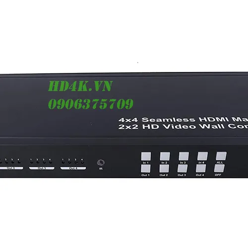 Bộ ghép màn hình Tivi Wall Controller và Matrix - 4 màn hình PUZHIJIE
