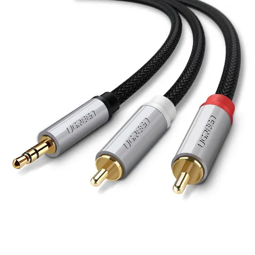 Cáp âm thanh 1 ra 2 RCA 5M Ugreen 40845
