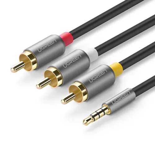 Cáp âm thanh 3.5mm to 3 RCA 1.5m Ugreen 20894