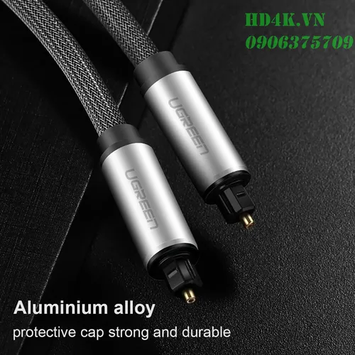 Cáp âm thanh quang dài 1.5m (Toslink, Optical) Ugreen 10542