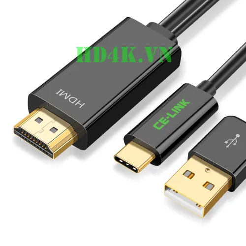 Cáp chuyển Type C sang HDMI Ce-Link CE1512