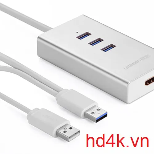 Cáp chuyển USB 3.0 to HDMI, HUB USB 3.0 ugreen 40257