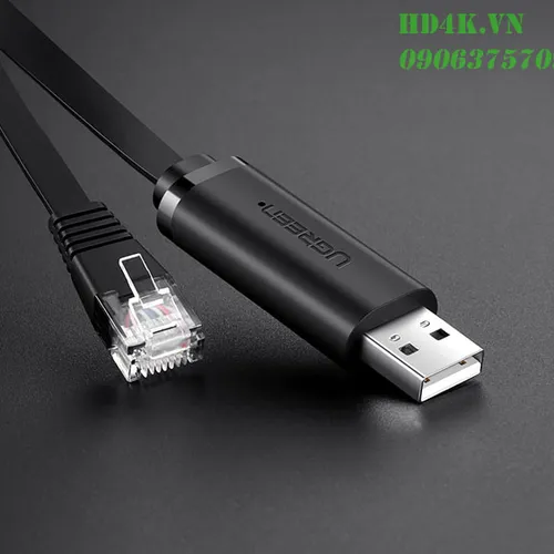 Cáp lập trình Console USB to RJ45 FTDI Ugreen 50773