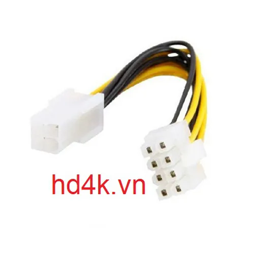 Cáp nguồn 4pin sang 8pin