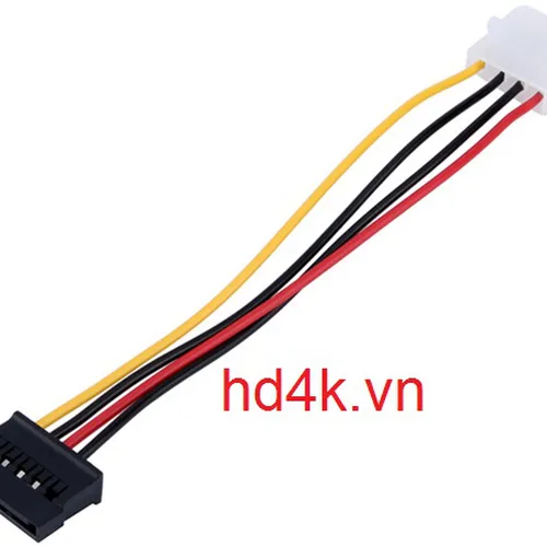 Cáp nguồn IDE 4Pin sang SATA 15pin