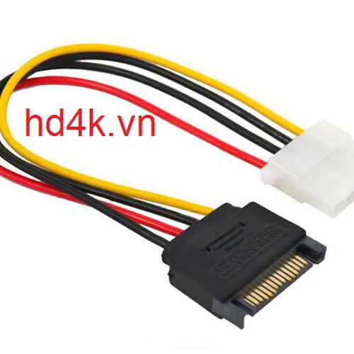 Cáp nguồn SATA 15pin to IDE 12V 4pin