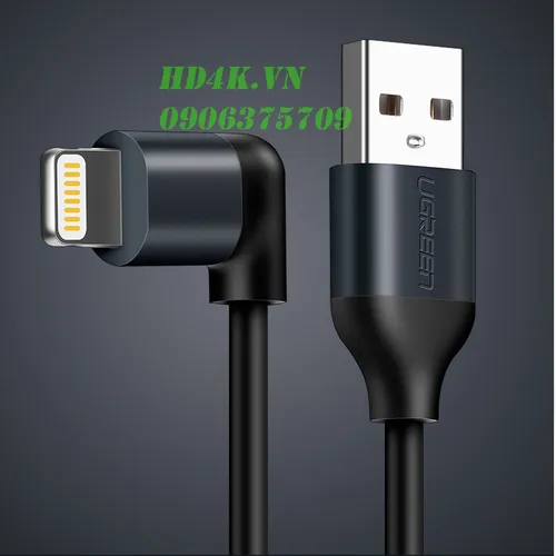 Cáp sạc  iPhone/Ipad góc 90 dài 1m Ugreen 50235