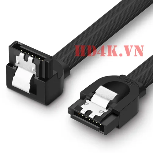 Cáp SATA 3.0 góc 90 Ugreen 30797 tốc độ truyền dữ liệu cao