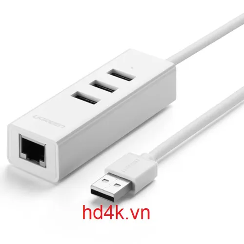 Bộ chia USB 2.0 + Lan 10/100Mbps Ugreen 30299