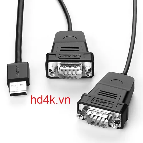 Cáp USB to 2 rs232 ( USB to 2 Com) Ugreen 30769