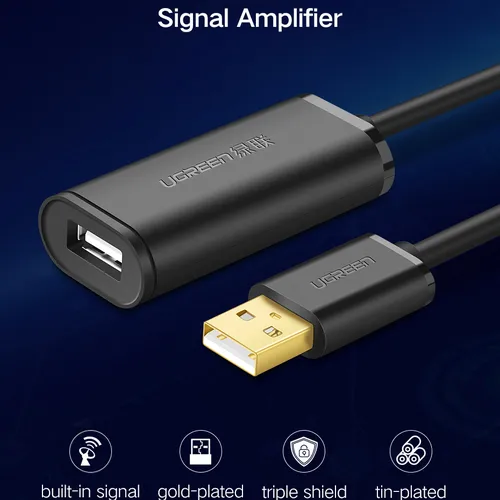 Cáp nối dài USB 2.0 5m có IC Ugreen 10319