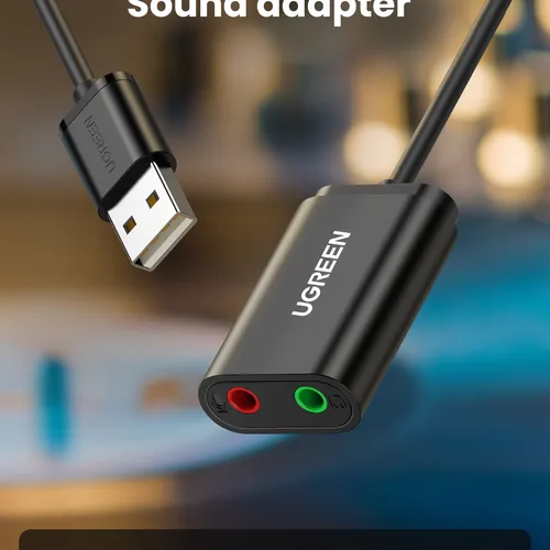 Cáp chuyển USB 2.0 to 3.5mm  Ugreen30724