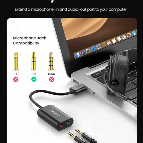 Cáp chuyển USB 2.0 to 3.5mm  Ugreen30724