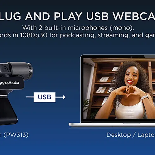 Thiết bị Webcam AVerMedia Live Streamer CAM 313