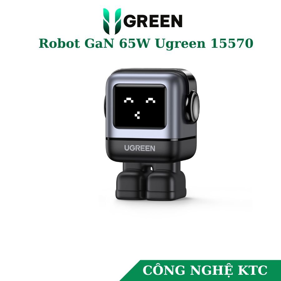 Củ sạc nhanh Robot GaN Nexode RG 65W Ugreen 15570