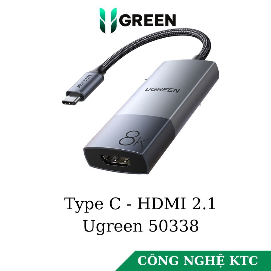Cáp chuyển Type C sang HDMI 2.1 8k@60Hz Ugreen 50338